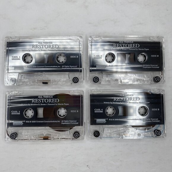 All Things Restored Confirming Authenticity LDS Beliefs Matthew B Brown Cassette - Picture 4 of 10